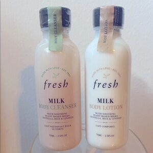 Fresh Milk Body Cleanser and Lotion Duo - 75 ml each